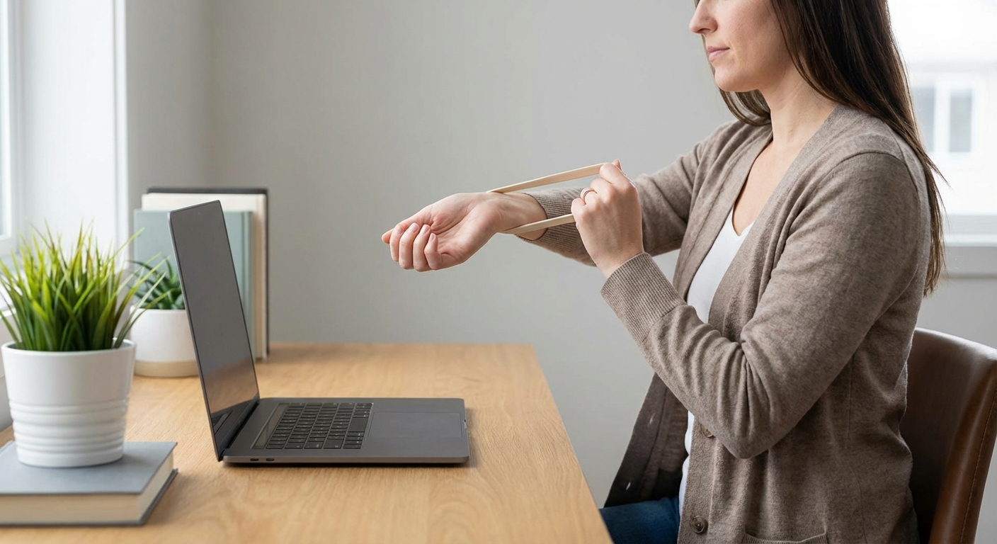 Copper Compression Wrist Brace for daytime pregnancy carpal tunnel relief