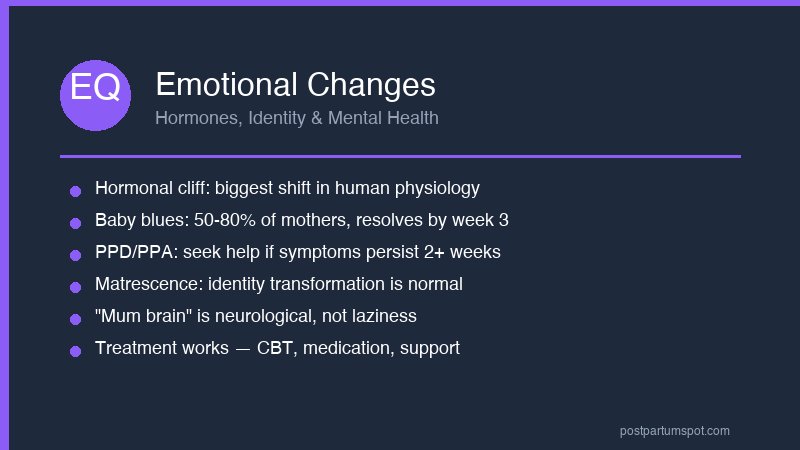 New mother sitting by a window looking contemplative, representing emotional changes during the fourth trimester