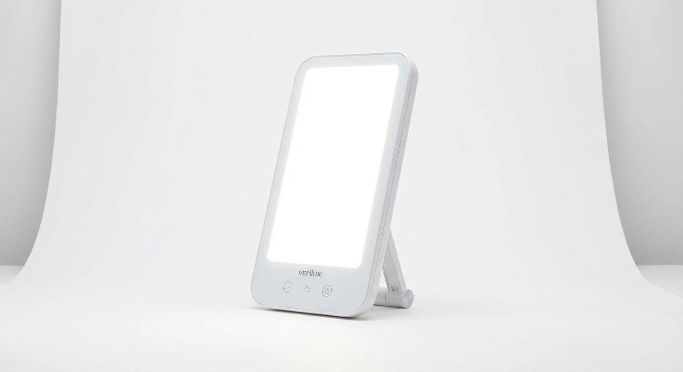 Light therapy lamp for postpartum seasonal depression and mood support