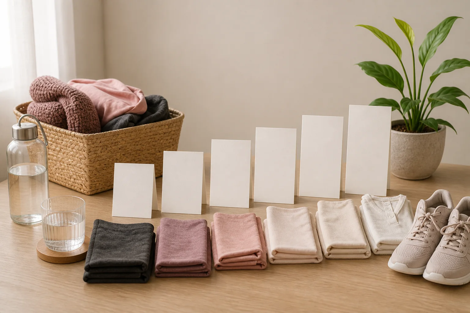 Six ascending recovery milestone cards with clothing, water, shoes, and new plant growth